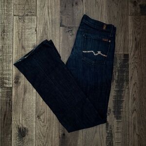 7 For All Mankind Bootcut Jeans — Size 28 (Dark Wash)